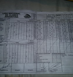 Planilla Liga A IMPERIO 12 - CAP 20