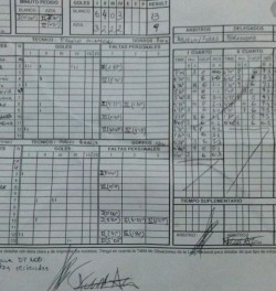 Planilla Liga A NOB 13 - ARG. JUNIOR 9