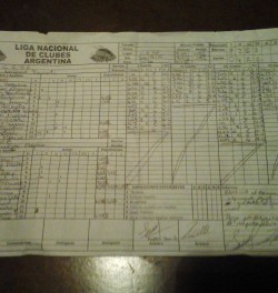 Planilla Liga A Regatas 18  Nob 8